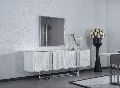 Luxury Sideboard with Mirror Dining room Furnishings Modern Design Furniture